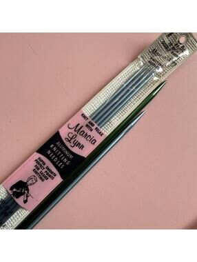 Marcia Lynn Aluminum Double Point Knitting Needles No 383 Super Smooth Finish
